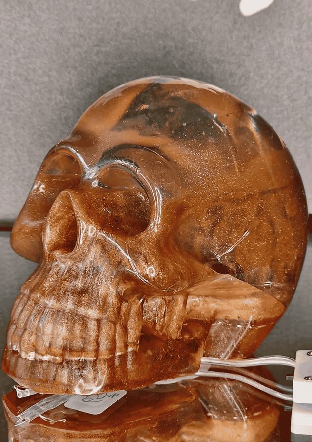 TETE DE MORT LAMPADAIRE