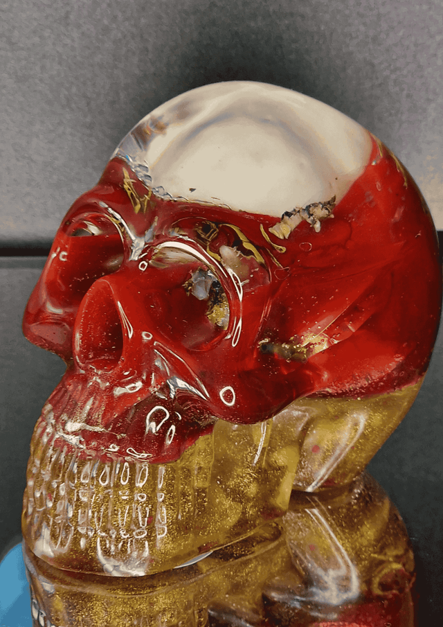 TETE DE MORT CARDINAL
