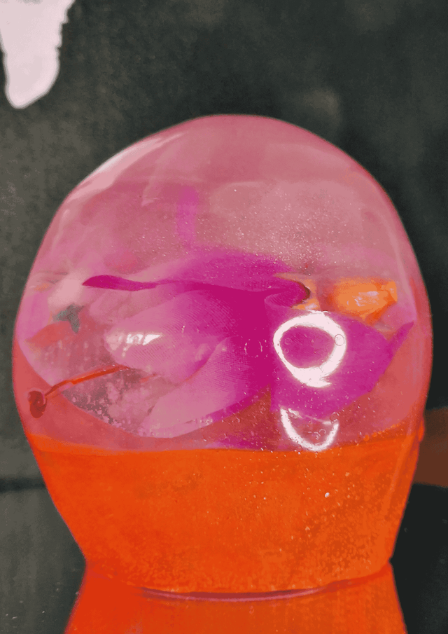 TETE DE MORT ROSE