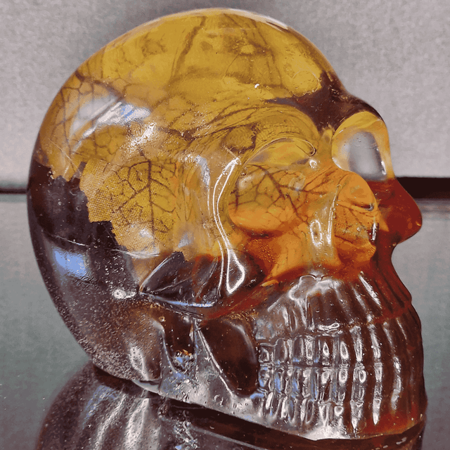 TETE DE MORT COULEURS D&#039;AUTOMNE